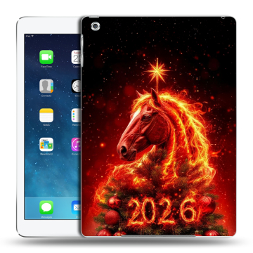 Силиконовый чехол на Ipad Air с принтом Новый год