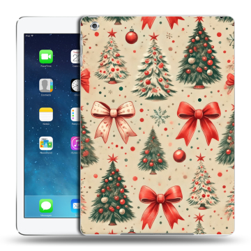 Силиконовый чехол на Ipad Air с принтом Новый год