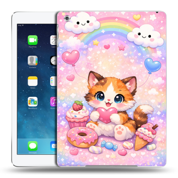 Силиконовый чехол на Ipad Air с принтом для девочек
