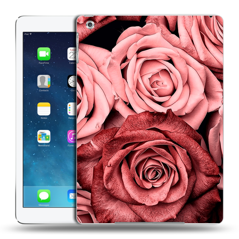 Силиконовый чехол на Ipad Air с принтом Цветы розы Силиконовый чехол на Ipad Air с принтом Цветы розы