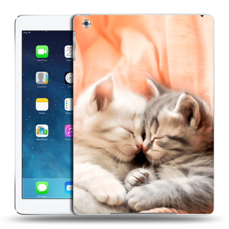 Силиконовый чехол на Ipad Air с принтом Котята Силиконовый чехол на Ipad Air с принтом Котята