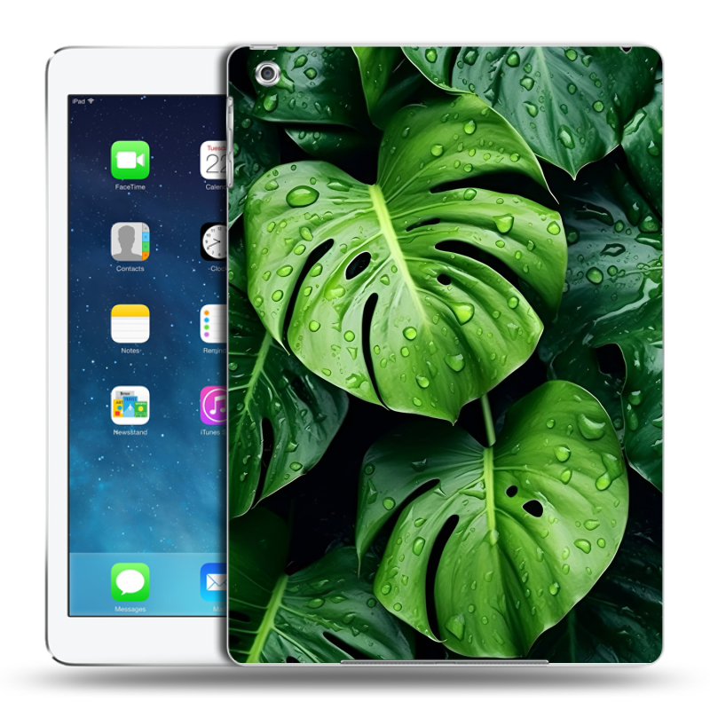 Силиконовый чехол на Ipad Air с принтом Листья Силиконовый чехол на Ipad Air с принтом Листья