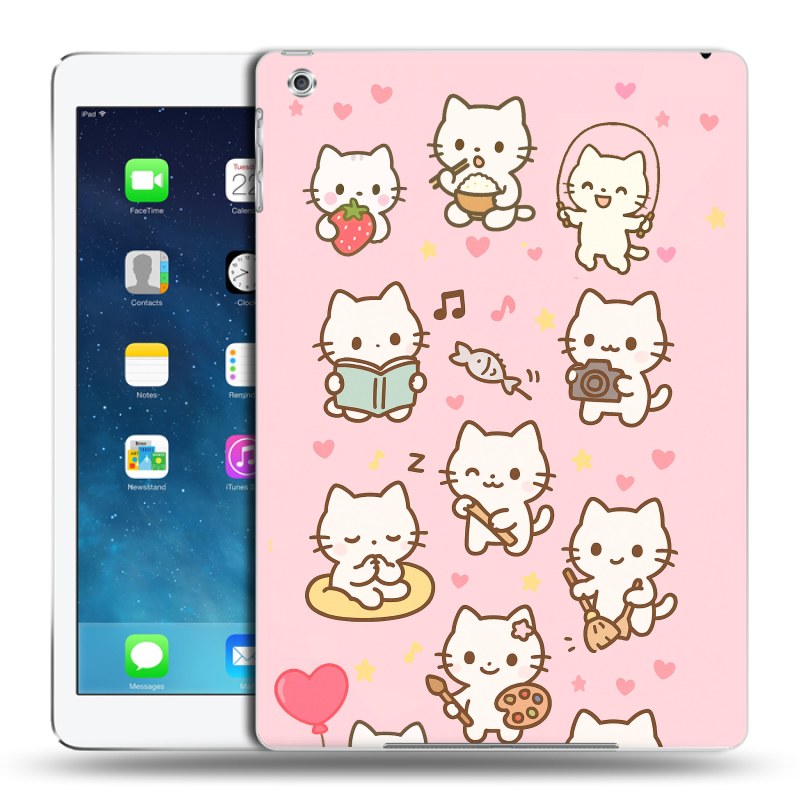 Силиконовый чехол на Ipad Air с принтом Hello Kitty Хелоу Кити Силиконовый чехол на Ipad Air с принтом Hello Kitty Хелоу Кити