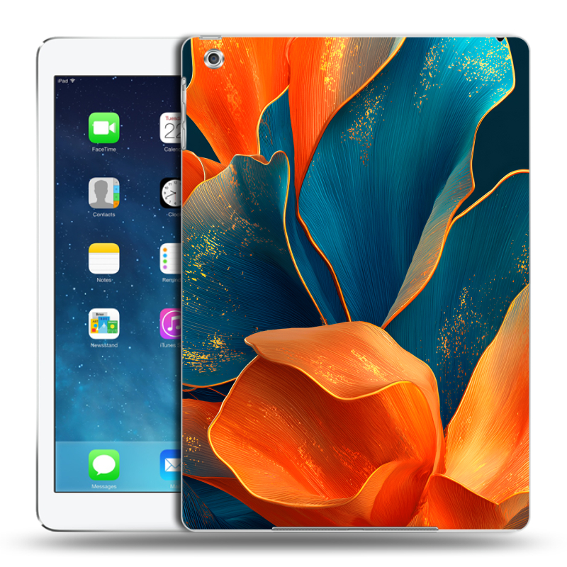 Силиконовый чехол на Ipad Air с принтом Цветы Силиконовый чехол на Ipad Air с принтом Цветы