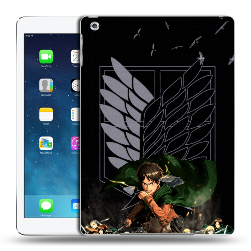 Силиконовый чехол на Ipad Air с принтом Атака титанов Силиконовый чехол на Ipad Air с принтом Атака титанов