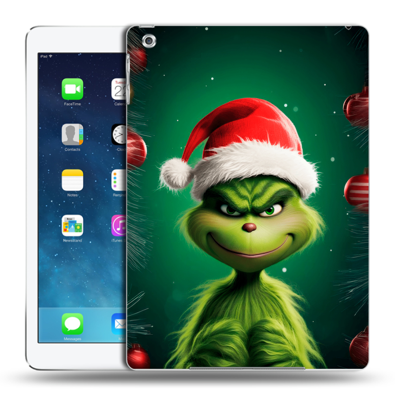 Силиконовый чехол на Ipad Air с принтом Гринч Новый год Рождество Силиконовый чехол на Ipad Air с принтом Гринч Новый год Рождество