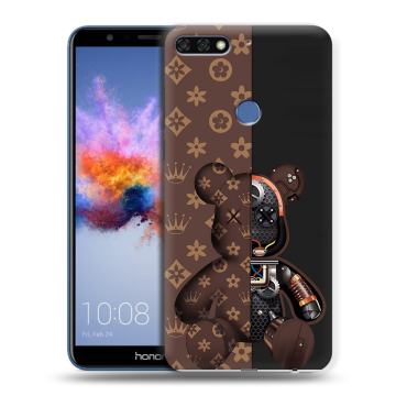 Силиконовый противоударный чехол на Huawei Honor 7C с принтом Луи робот Силиконовый противоударный чехол на Huawei Honor 7C с принтом Луи робот