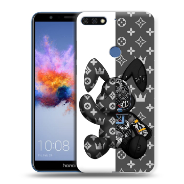 Силиконовый противоударный чехол на Huawei Honor 7C с принтом Луи робот Силиконовый противоударный чехол на Huawei Honor 7C с принтом Луи робот