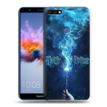 Силиконовый противоударный чехол на Huawei Honor 7C с принтом Harry Potter Гарри Поттер Силиконовый противоударный чехол на Huawei Honor 7C с принтом Harry Potter Гарри Поттер
