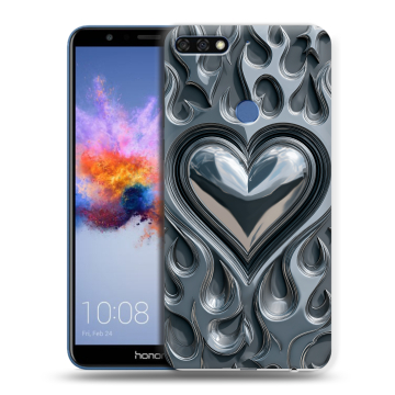 Силиконовый противоударный чехол на Huawei Honor 7C с принтом Y2K Силиконовый противоударный чехол на Huawei Honor 7C с принтом Y2K