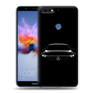 Силиконовый противоударный чехол на Huawei Honor 7C с принтом Mercedes Мерседес Силиконовый противоударный чехол на Huawei Honor 7C с принтом Mercedes Мерседес