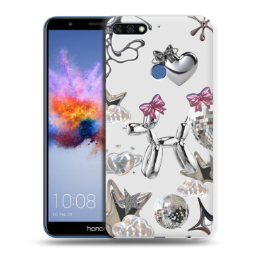Силиконовый противоударный чехол на Huawei Honor 7C с принтом Y2K
