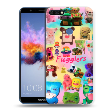 Силиконовый противоударный чехол на Huawei Honor 7C с принтом Флагер Fuggler Силиконовый противоударный чехол на Huawei Honor 7C с принтом Флагер Fuggler