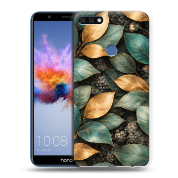 Силиконовый противоударный чехол на Huawei Honor 7C с принтом женский Силиконовый противоударный чехол на Huawei Honor 7C с принтом женский
