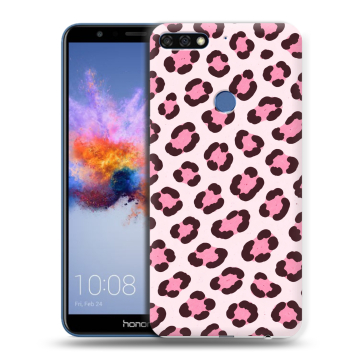 Силиконовый противоударный чехол на Huawei Honor 7C с принтом для девочек