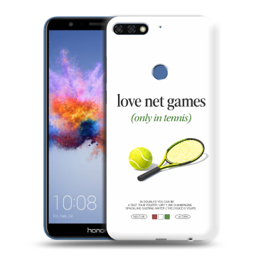 Силиконовый противоударный чехол на Huawei Honor 7C с принтом для девочек