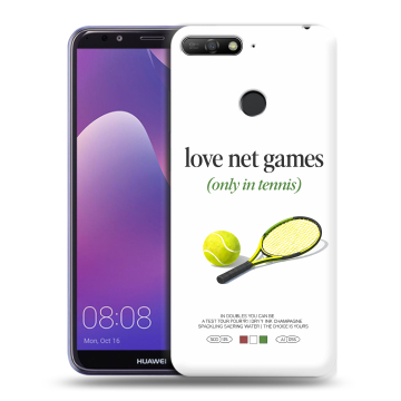 Силиконовый противоударный чехол на Huawei Y6 Prime (2018) с принтом для девочек