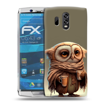 Силиконовый чехол на Homtom HT70 с принтом Сова Силиконовый чехол на Homtom HT70 с принтом Сова