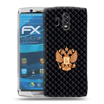 Силиконовый чехол на Homtom HT70 с принтом Герб России принт