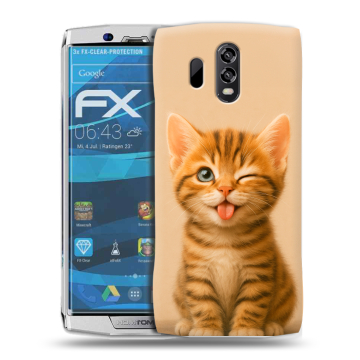 Силиконовый чехол на Homtom HT70 с принтом котенок Силиконовый чехол на Homtom HT70 с принтом котенок