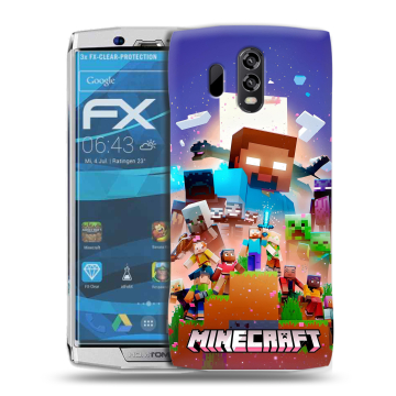 Силиконовый чехол на Homtom HT70 с принтом Майнкрафт Minecraft Силиконовый чехол на Homtom HT70 с принтом Майнкрафт Minecraft