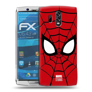 Силиконовый чехол на Homtom HT70 с принтом человек паук spiderman Силиконовый чехол на Homtom HT70 с принтом человек паук spiderman