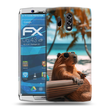 Силиконовый чехол на Homtom HT70 с принтом Капибара
