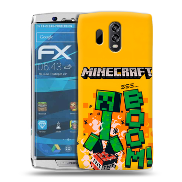 Силиконовый чехол на Homtom HT70 с принтом Майнкрафт Minecraft Силиконовый чехол на Homtom HT70 с принтом Майнкрафт Minecraft