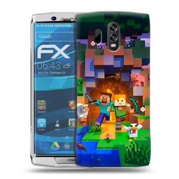 Силиконовый чехол на Homtom HT70 с принтом Майнкрафт Minecraft Силиконовый чехол на Homtom HT70 с принтом Майнкрафт Minecraft