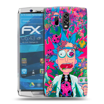 Силиконовый чехол на Homtom HT70 с принтом Рик и Морти Rick Morty Силиконовый чехол на Homtom HT70 с принтом Рик и Морти Rick Morty