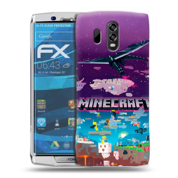 Силиконовый чехол на Homtom HT70 с принтом Майнкрафт Minecraft Силиконовый чехол на Homtom HT70 с принтом Майнкрафт Minecraft