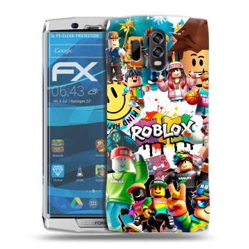 Силиконовый чехол на Homtom HT70 с принтом Roblox Роблокс Силиконовый чехол на Homtom HT70 с принтом Roblox Роблокс