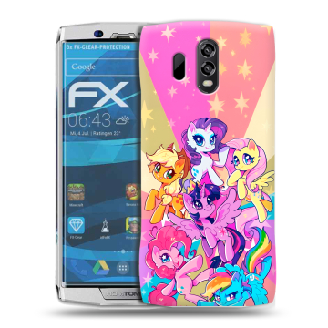 Силиконовый чехол на Homtom HT70 с принтом My little pony Дружба чудо