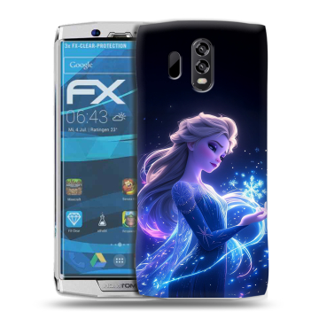 Силиконовый чехол на Homtom HT70 с принтом Холодное сердце Frozen Силиконовый чехол на Homtom HT70 с принтом Холодное сердце Frozen