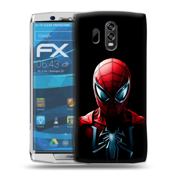 Силиконовый чехол на Homtom HT70 с принтом Spiderman Человек паук Силиконовый чехол на Homtom HT70 с принтом Spiderman Человек паук