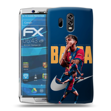 Силиконовый чехол на Homtom HT70 с принтом Барселона Barca Yamal 