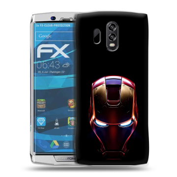 Силиконовый чехол на Homtom HT70 с принтом IronMan Железный человек