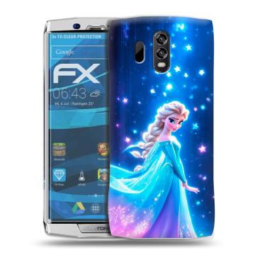 Силиконовый чехол на Homtom HT70 с принтом Холодное сердце Frozen