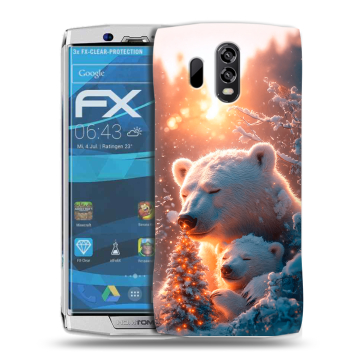 Силиконовый чехол на Homtom HT70 с принтом Новый год Силиконовый чехол на Homtom HT70 с принтом Новый год