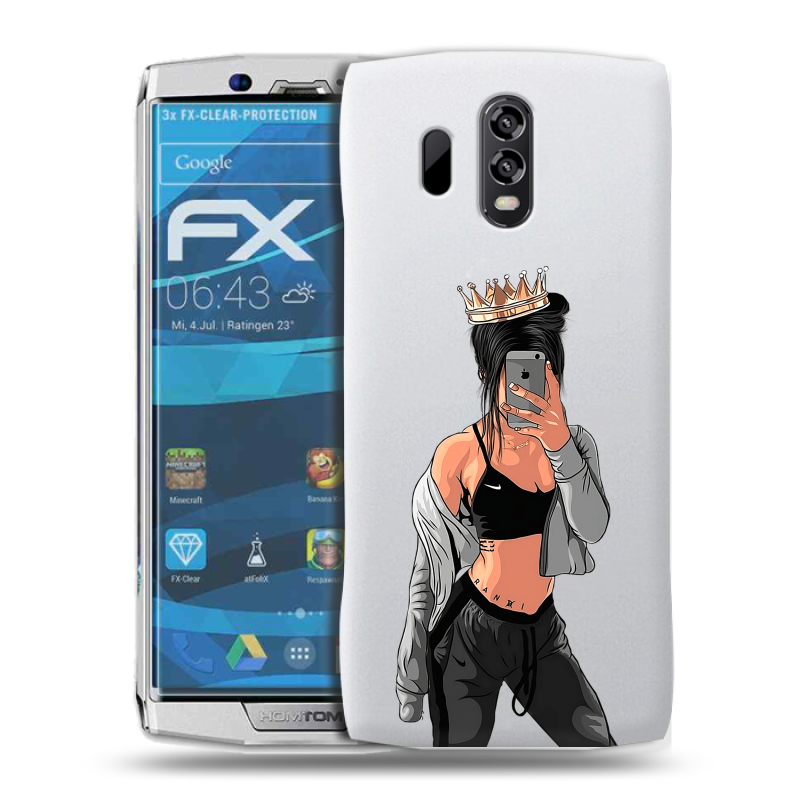 Силиконовый чехол на Homtom HT70 с принтом Женские принты Силиконовый чехол на Homtom HT70 с принтом Женские принты