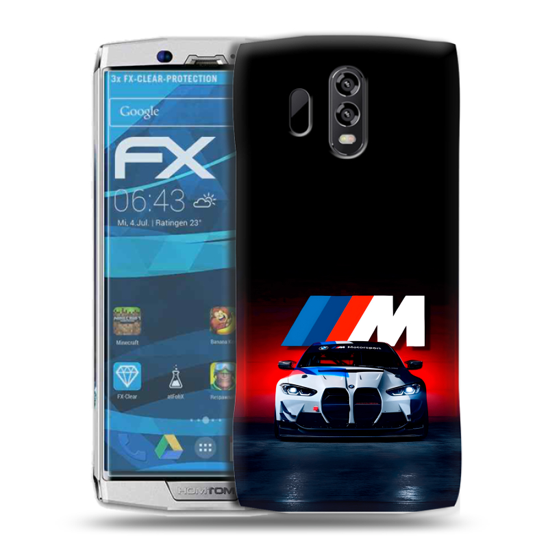 Силиконовый чехол на Homtom HT70 с принтом БМВ BMW Силиконовый чехол на Homtom HT70 с принтом БМВ BMW