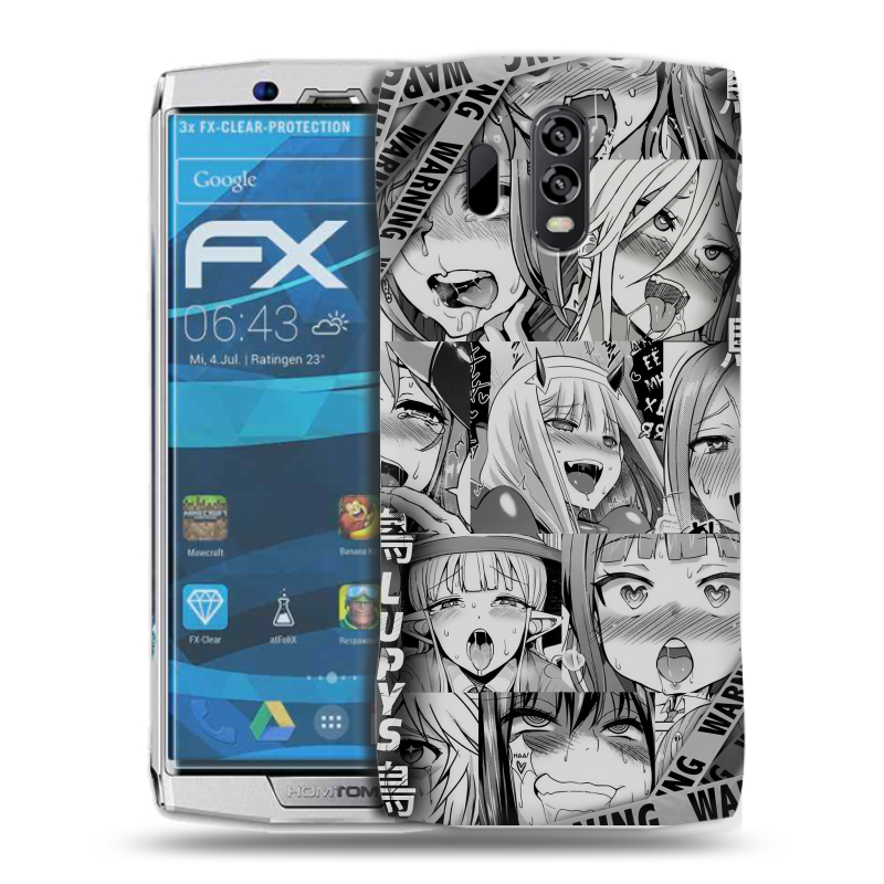 Силиконовый чехол на Homtom HT70 с принтом Ahegao Ахегао Аниме Силиконовый чехол на Homtom HT70 с принтом Ahegao Ахегао Аниме