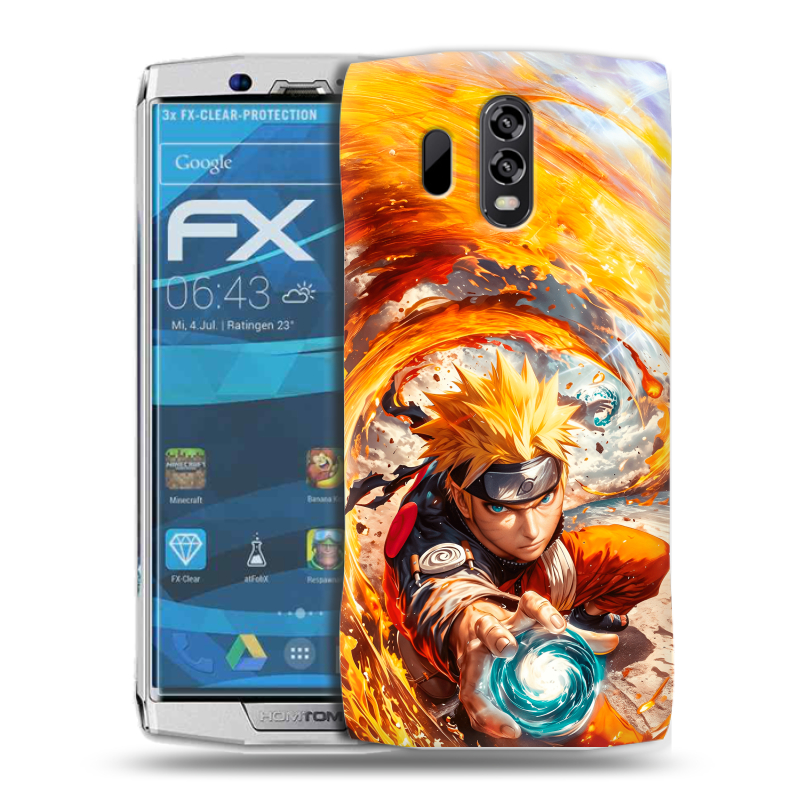 Силиконовый чехол на Homtom HT70 с принтом Аниме Наруто Naruto Силиконовый чехол на Homtom HT70 с принтом Аниме Наруто Naruto