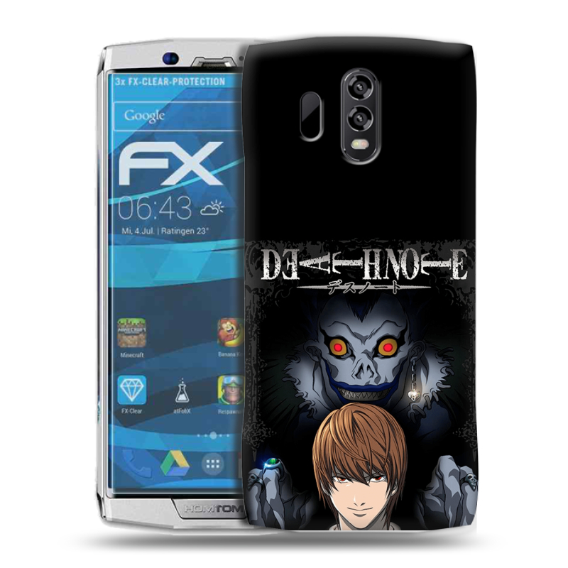 Силиконовый чехол на Homtom HT70 с принтом Death note Тетрадь смерти Силиконовый чехол на Homtom HT70 с принтом Death note Тетрадь смерти