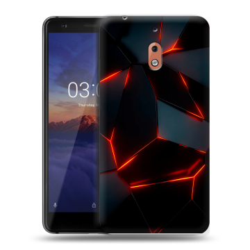 Силиконовый чехол на Nokia 2.1 с принтом Яркие абстракции Силиконовый чехол на Nokia 2.1 с принтом Яркие абстракции