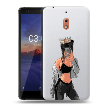 Силиконовый чехол на Nokia 2.1 с принтом Женские принты Силиконовый чехол на Nokia 2.1 с принтом Женские принты