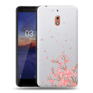 Силиконовый чехол на Nokia 2.1 с принтом Ветка сакуры