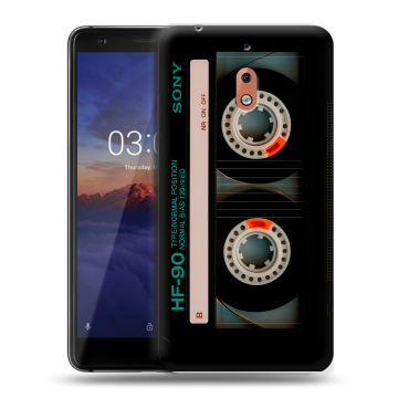 Силиконовый чехол на Nokia 2.1 с принтом Кассета Силиконовый чехол на Nokia 2.1 с принтом Кассета