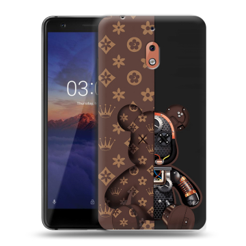Силиконовый чехол на Nokia 2.1 с принтом Луи робот Силиконовый чехол на Nokia 2.1 с принтом Луи робот