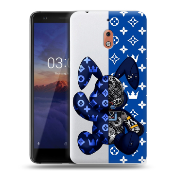Силиконовый чехол на Nokia 2.1 с принтом Луи робот